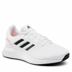 Chaussures De Sport Chaussures Adidas - Runfalcon 2.0 G58098 Cloud White/Core Black/Solar Red Blanc