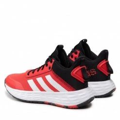 Chaussures De Sport Chaussures Adidas - Ownthegame 2.0 GW5487 Vivid Red/Ftwr White/Core Black Rouge -Chaussures Femme Soldes 0000209229370 02 wj