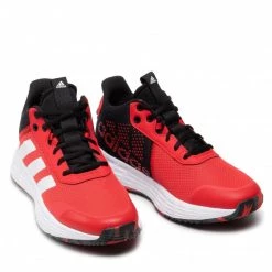 Chaussures De Sport Chaussures Adidas - Ownthegame 2.0 GW5487 Vivid Red/Ftwr White/Core Black Rouge -Chaussures Femme Soldes 0000209229370 03 wj