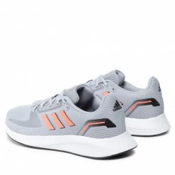 Chaussures De Sport Chaussures Adidas - Runfalcon 2.0 GX8235 Halo Silver/Turbo/Core Black Gris -Chaussures Femme Soldes 0000209229387 02 ks