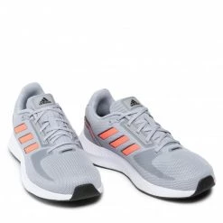 Chaussures De Sport Chaussures Adidas - Runfalcon 2.0 GX8235 Halo Silver/Turbo/Core Black Gris -Chaussures Femme Soldes 0000209229387 06 ks