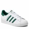 Chaussures De Sport Chaussures Adidas - Superstar GZ3742 Ftwwht/Cgreen/Ftwwht Blanc