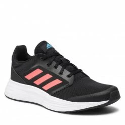 Chaussures De Sport Chaussures Adidas - Galaxy 5 GW0767 Black/White/Pink Noir