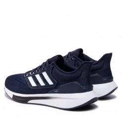 Chaussures De Sport Chaussures Adidas - EQ21 Run H00517 Navy Bleu Marine -Chaussures Femme Soldes 0000209409130 02 ks