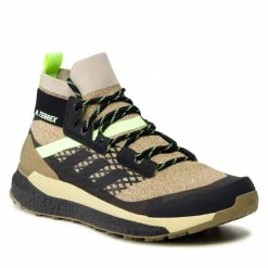 Chaussures De Sport Chaussures Adidas - Terrex Free Hiker Primeblu FY7331 Black/Neon/Hi-Res Yellow Beige, Multicolore