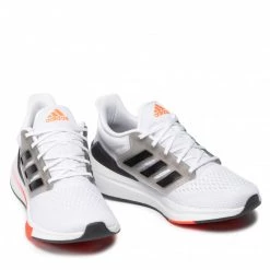 Chaussures De Sport Chaussures Adidas - Eq21 Run H00511 Cloud White/Core Black/Grey Six Blanc -Chaussures Femme Soldes 0000209858662 03 bs kopia