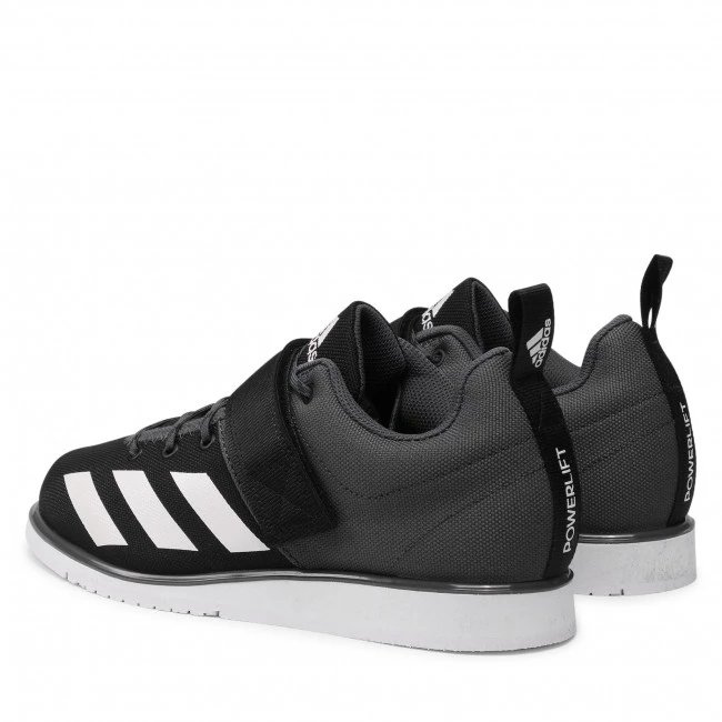 Chaussures De Sport Chaussures Adidas - Powerlift 4 GZ5870 Noir Noir 3 Chaussures De Sport Chaussures Adidas - Powerlift 4 GZ5870 Noir Noir – Image 3
