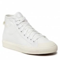 Chaussures De Sport Chaussures Adidas - Nizza Hi H01110 Ftwwht/Ftwwht/Ftwwht Blanc