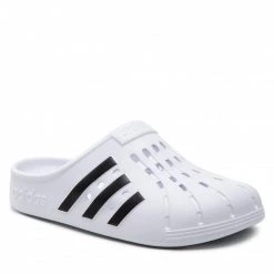 Mules Et Sandales Mules / Sandales De Bain Adidas - Adilette Clog FY8970 Cloud White/Core Black/Cloud White Blanc