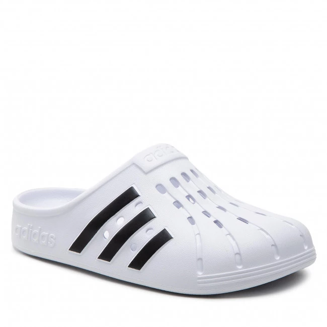 Mules Et Sandales Mules / Sandales De Bain Adidas - Adilette Clog FY8970 Cloud White/Core Black/Cloud White Blanc 1 Mules Et Sandales Mules / Sandales De Bain Adidas - Adilette Clog FY8970 Cloud White/Core Black/Cloud White Blanc