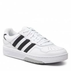 Chaussures Basses Chaussures Adidas - Courtic GX6318 Ftwwht/Cblack/Ftwwht Blanc
