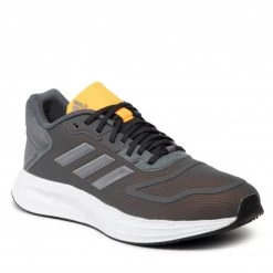 Chaussures De Sport Chaussures Adidas - Duramo 10 Grey Four/Iron Metallic/Flash Orange Gris