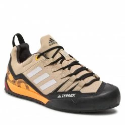 Chaussures De Sport Chaussures Adidas - Terrex Swift Solo 2 GZ0333 Beige Tone/Grey One/Flash Orange Marron