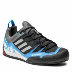 Chaussures De Sport Chaussures Adidas - Terrex Swift Solo 2 S24011 Core Black/Grey Three/Blue Rush Noir