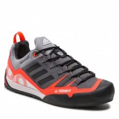 Chaussures De Sport Chaussures Adidas - Terrex Swift Solo 2 GZ0332 Grey Five/Core Black/Solar Red Gris
