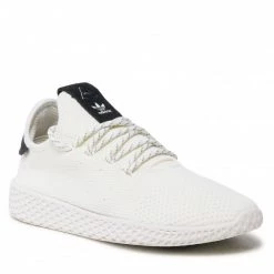 Chaussures De Sport Chaussures Adidas - Tennis Hu GZ3920 Owhite/Cwhite/Cblack Beige