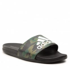 Mules Et Sandales Mules / Sandales De Bain Adidas - Adilette Comfort GW9647 Core Black / Core Black / Cloud White Vert