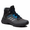 Chaussures De Sport Chaussures Adidas - Terrex Swift R3 Mid Gtx GORE-TEX GZ0347 Core Black/Grey Three/Blue Rush Noir