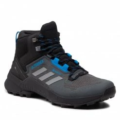Chaussures De Sport Chaussures Adidas - Terrex Swift R3 Mid Gtx GORE-TEX GZ0347 Core Black/Grey Three/Blue Rush Noir