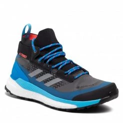 Chaussures De Sport Chaussures Adidas - Terrex Free Hiker Gtx GORE-TEX GZ0356 Grey Six/Grey Three/Blue Rush Gris