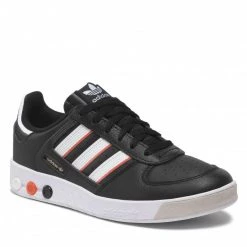 Chaussures De Sport Chaussures Adidas - G.S. Court GX7029 Cblack/Ftwwht/Corang Noir