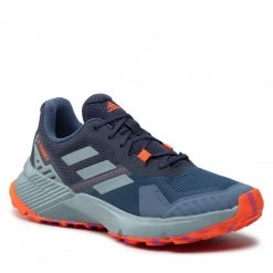Chaussures De Sport Chaussures Adidas - Terrex Soulstride GZ3958 Wonder Steel/Magic Grey Met/Impact Orange Bleu