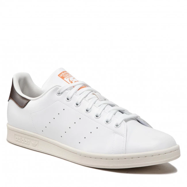 Chaussures De Sport Chaussures Adidas - Stan Smith FZ6085 Ftwwht/Brown/Cwhite Blanc 1 Chaussures De Sport Chaussures Adidas - Stan Smith FZ6085 Ftwwht/Brown/Cwhite Blanc