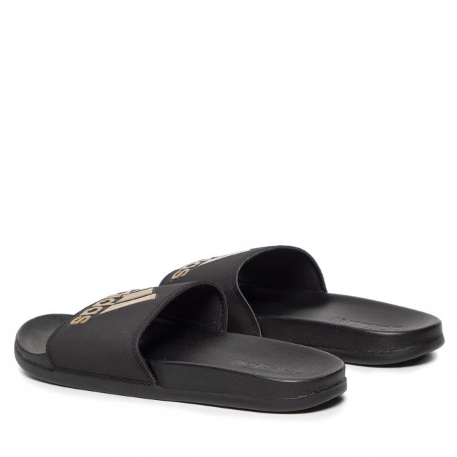 Mules Et Sandales Mules / Sandales De Bain Adidas - Adilette Comfort EG1850 Core Black/Gold Metallic/Core Black Noir 3 Mules Et Sandales Mules / Sandales De Bain Adidas - Adilette Comfort EG1850 Core Black/Gold Metallic/Core Black Noir – Image 3