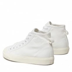 Chaussures De Sport Chaussures Adidas - Nizza Hi H01110 Ftwwht/Ftwwht/Ftwwht Blanc -Chaussures Femme Soldes 03 0000209023725 st