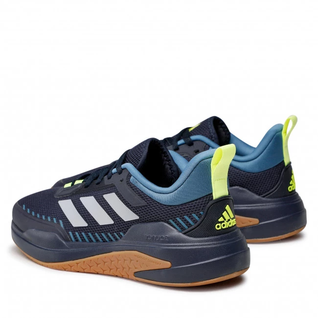 Chaussures De Sport Chaussures Adidas - Trainer V GX0732 Navy Blue/Silver/Fluorescent Yellow Bleu Marine 3 Chaussures De Sport Chaussures Adidas - Trainer V GX0732 Navy Blue/Silver/Fluorescent Yellow Bleu Marine – Image 3