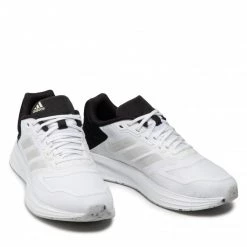 Chaussures De Sport Chaussures Adidas - Duramo 10 GX8708 Cloud White / Cloud White / Almost Lime Blanc -Chaussures Femme Soldes 03 0000209409109 ki