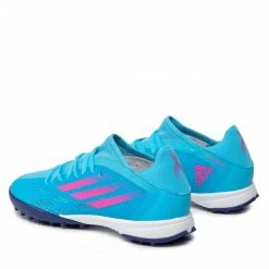 Chaussures De Sport Chaussures Adidas - X Speedflow.3 Tf GW7508 Skyrus/Tmshpn/Ftwwht Bleu -Chaussures Femme Soldes 03 0000209409871 bs