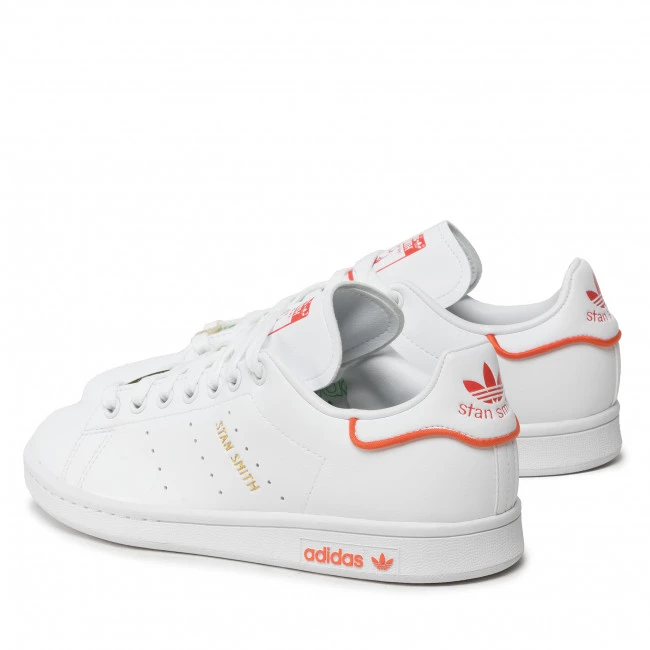 Chaussures Basses Chaussures Adidas - Stan Smith GW0488 Ftwwht/Ftwwht/Green Blanc 3 Chaussures Basses Chaussures Adidas - Stan Smith GW0488 Ftwwht/Ftwwht/Green Blanc – Image 3
