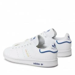 Chaussures De Sport Chaussures Adidas - Stan Smith GW0489 Ftwwht/Royblu/Yellow Blanc 8 Chaussures De Sport Chaussures Adidas - Stan Smith GW0489 Ftwwht/Royblu/Yellow Blanc -Chaussures Femme Soldes 03 0000209584257 mg