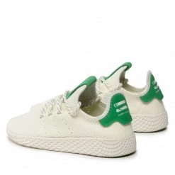 Chaussures De Sport Chaussures Adidas - Tennis Hu GZ3922 Owhite/Green/Cwhite Beige -Chaussures Femme Soldes 03 0000209708141 mg