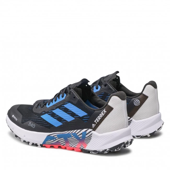 Chaussures De Sport Chaussures Adidas - Terrex Agravic Flow 2 Gtx GORE-TEX H03184 Core Black/Blue Rush/Turbo Noir 3 Chaussures De Sport Chaussures Adidas - Terrex Agravic Flow 2 Gtx GORE-TEX H03184 Core Black/Blue Rush/Turbo Noir – Image 3