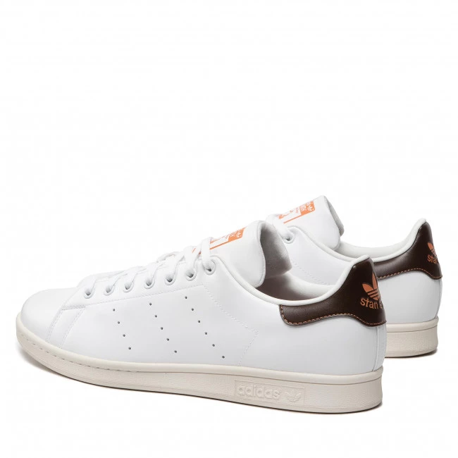 Chaussures De Sport Chaussures Adidas - Stan Smith FZ6085 Ftwwht/Brown/Cwhite Blanc 3 Chaussures De Sport Chaussures Adidas - Stan Smith FZ6085 Ftwwht/Brown/Cwhite Blanc – Image 3