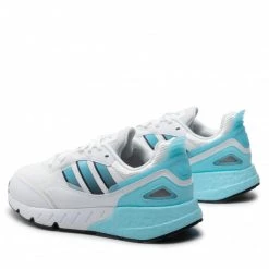 Chaussures De Sport Chaussures Adidas - Zx 1K Boost 2.0 GW6796 White/Blue Blanc -Chaussures Femme Soldes 03 0000300124796 ks