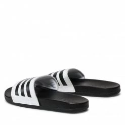 Mules Et Sandales Mules / Sandales De Bain Adidas - Adilette Comfort GZ5893 Ftwwht/Ftwwht/Black Blanc -Chaussures Femme Soldes 04 0000209031515 rz