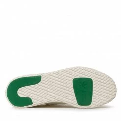 Chaussures De Sport Chaussures Adidas - Tennis Hu GZ3922 Owhite/Green/Cwhite Beige -Chaussures Femme Soldes 04 0000209708141 mg