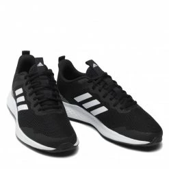Chaussures De Sport Chaussures Adidas - Fluidstreet FW1703 Core Black/Cloud White/Core Black Noir -Chaussures Femme Soldes 05 0000206757494 pl