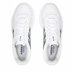 Chaussures De Sport Chaussures Adidas - Courtic GX4366 Ftwwht/Greone/Greone Blanc -Chaussures Femme Soldes 05 0000207486592 kt