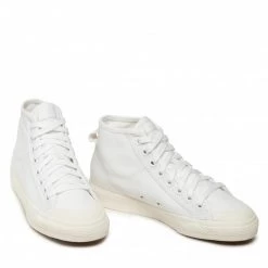 Chaussures De Sport Chaussures Adidas - Nizza Hi H01110 Ftwwht/Ftwwht/Ftwwht Blanc -Chaussures Femme Soldes 05 0000209023725 st