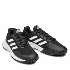 Chaussures De Sport Chaussures Adidas - GameCourt 2 M GW2990 Core Black / Cloud White / Core Black Noir -Chaussures Femme Soldes 05 0000209038910 rz