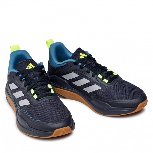 Chaussures De Sport Chaussures Adidas - Trainer V GX0732 Navy Blue/Silver/Fluorescent Yellow Bleu Marine 5 Chaussures De Sport Chaussures Adidas - Trainer V GX0732 Navy Blue/Silver/Fluorescent Yellow Bleu Marine – Image 5
