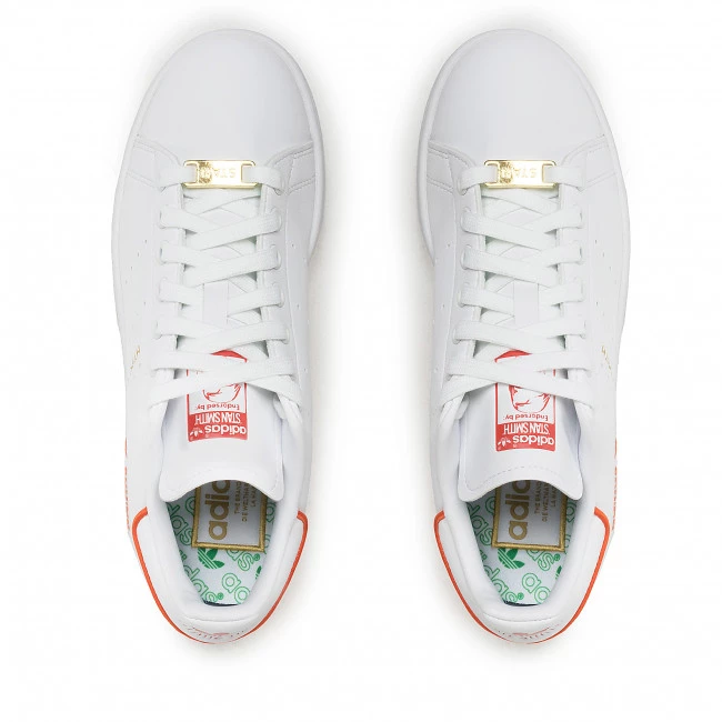 Chaussures Basses Chaussures Adidas - Stan Smith GW0488 Ftwwht/Ftwwht/Green Blanc 5 Chaussures Basses Chaussures Adidas - Stan Smith GW0488 Ftwwht/Ftwwht/Green Blanc – Image 5