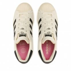 Chaussures De Sport Chaussures Adidas - Superstar GZ2203 Cwhite/Cwhite/Cblack Beige -Chaussures Femme Soldes 05 0000300000519 rz