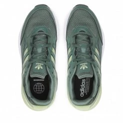 Chaussures De Sport Chaussures Adidas - Zx 1K Boost 2.0 GW6797 Green Vert -Chaussures Femme Soldes 05 0000300124826 rz