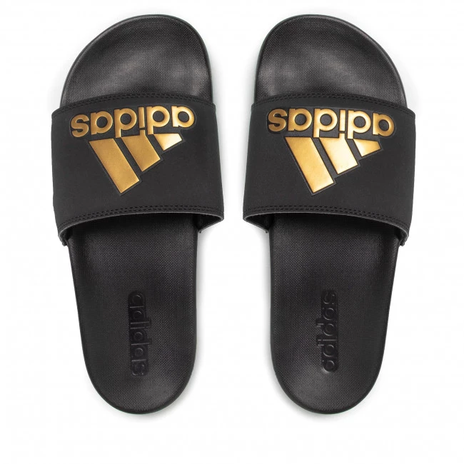 Mules Et Sandales Mules / Sandales De Bain Adidas - Adilette Comfort EG1850 Core Black/Gold Metallic/Core Black Noir 6 Mules Et Sandales Mules / Sandales De Bain Adidas - Adilette Comfort EG1850 Core Black/Gold Metallic/Core Black Noir – Image 6