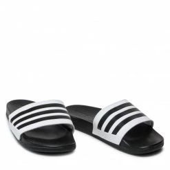 Mules Et Sandales Mules / Sandales De Bain Adidas - Adilette Comfort GZ5893 Ftwwht/Ftwwht/Black Blanc -Chaussures Femme Soldes 06 0000209031515 rz